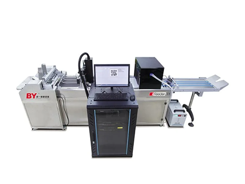 High-Speed Intelligent Coding Inkjet Printing Machine with Feeding Paging Machine