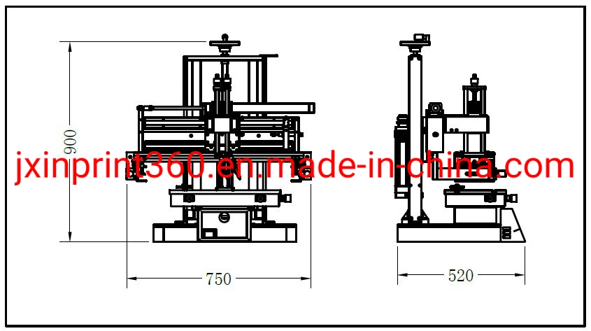 Manual Feeding and Unloading Silk Screen Printing Machine for Gift Cusotom Logo Printing