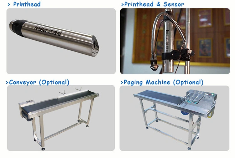 V280plus Inkjet Coding Machine for Food and Beverage and Chemical Product Expiry Date Batch & Lot Number Printer