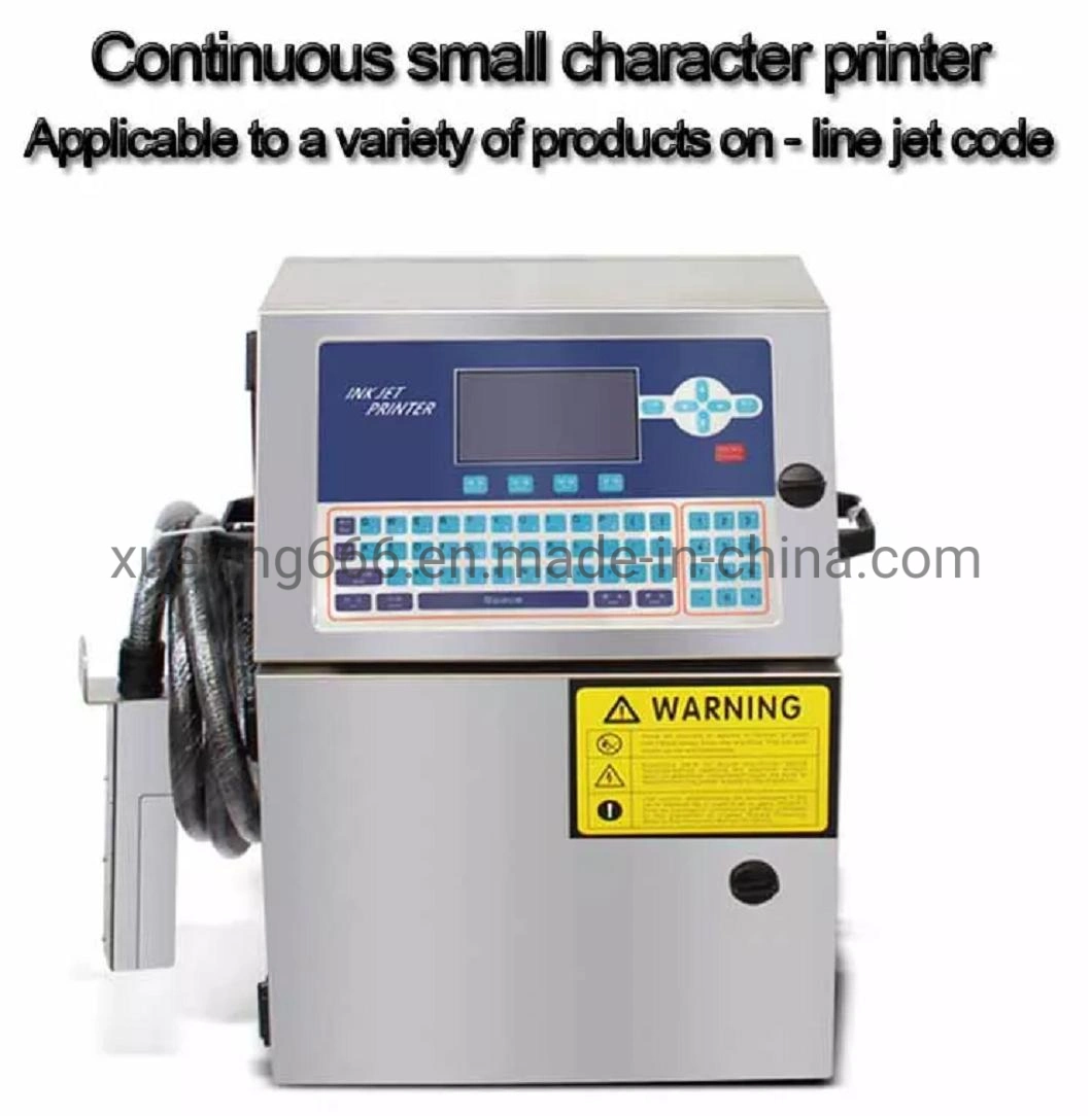 Continuous Inkjet Printer/Small Character Inkjet Printer Expiry Date Coding Machine