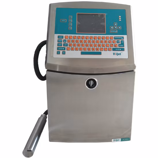 Imprimante à jet d'encre continu Imprimante Cij pour tuyau PV par câble, matériaux de construction (QBCODE-G2S)